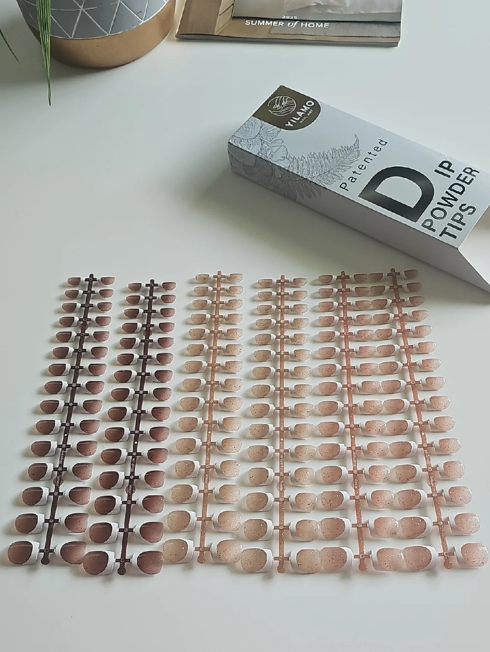 NWT Sparkling French Tip Press-On Nails